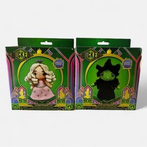 Wicked Crochet Kit Set - 1 Glinda and 1 Elphaba